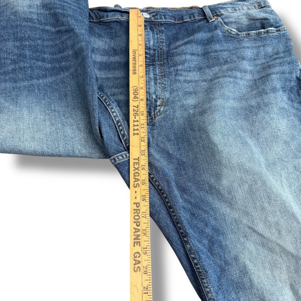 Levi Strauss Co 559 Mens Jeans W48 L28 (48x23) Blue Denim Relaxed Fit - Picture 6 of 10